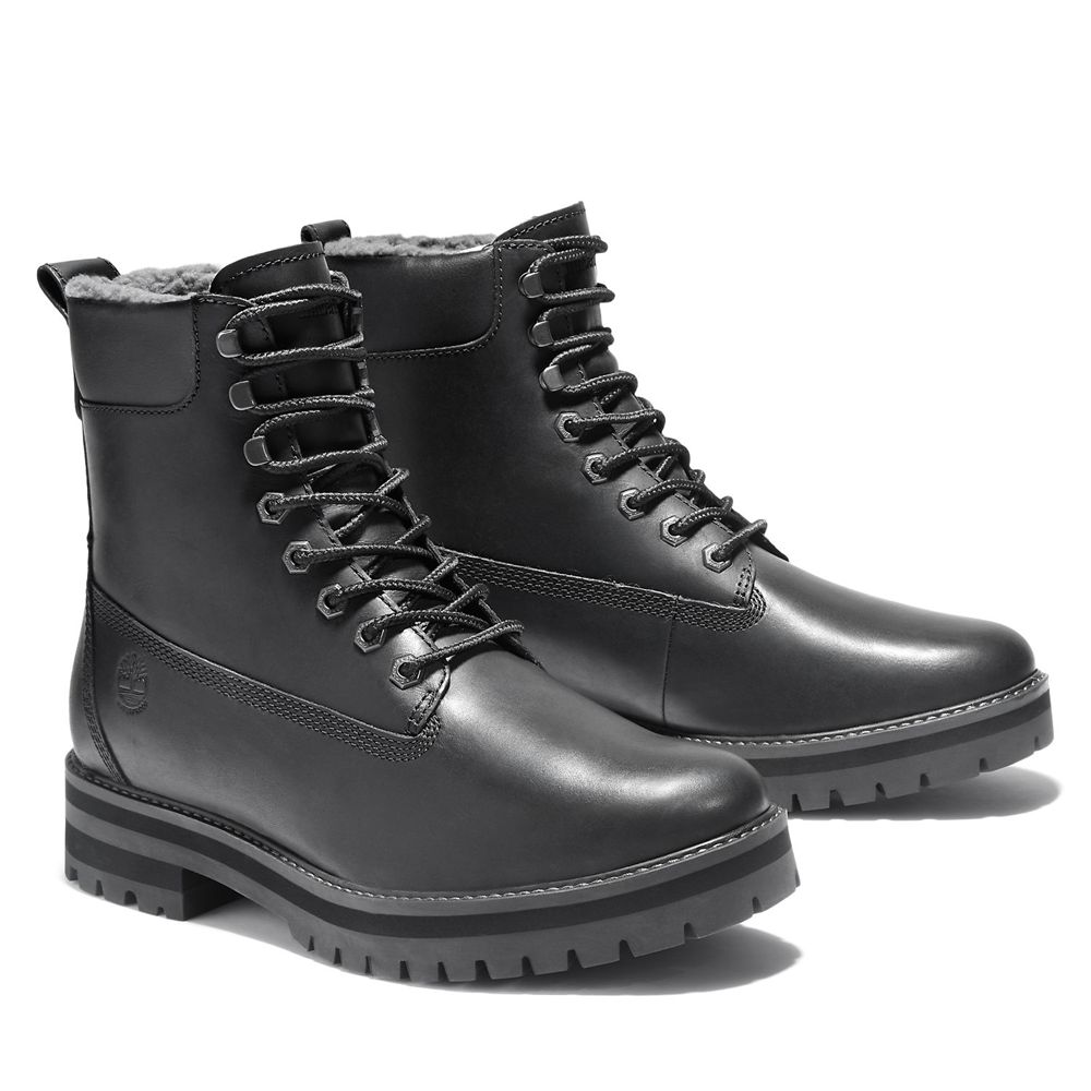 Timberland Χειμωνιάτικες Παπούτσια Ανδρικα Μαυρα - Courma Guy Waterproof - Greece 0124798-WS